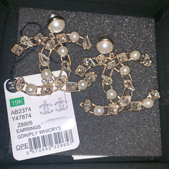 CHANEL RUNWAY XL EARRINGS STONE - Picture 3 of 7